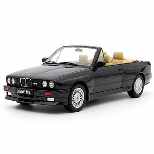 1989 BMW E30 M3 Convertible Diamond Black Metallic Limited Edition to 3000 pieces Worldwide 1/18 Model Car by Otto Mobile - 1 of 4