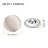 Unique Bargains Blouses Sweater Round Aluminum Cotton Fabric Cloth Covered Buttons 10 Pcs - 2 of 4