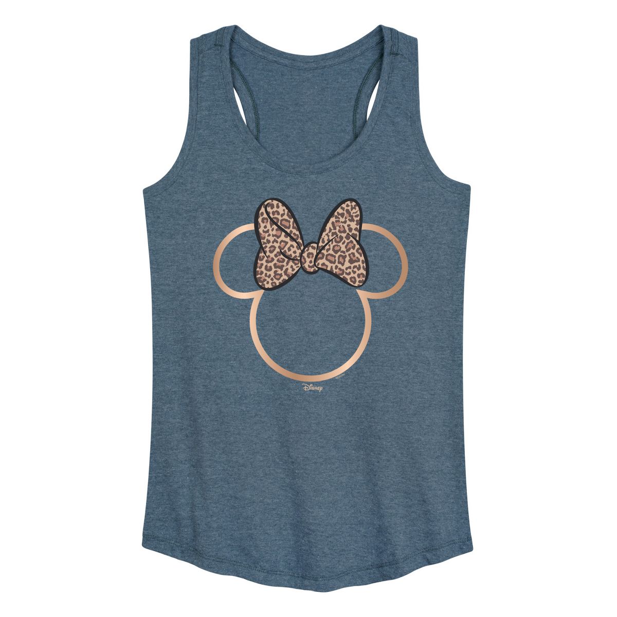 Women's - Disney - Minnie Leopard Print Graphic Racerback Tank