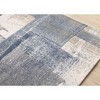 Rug Branch Contemporary Distressed, Organic Blue Indoor Area Rug - 3 of 4
