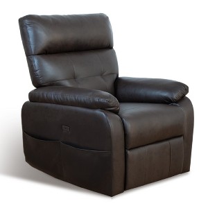 Electric Zero Gravity Recliner Chair with USB & Type-C Charging Ports and Side Storage Pocket - 1 of 4