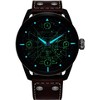 Citizen Men's Eco-Drive Star Wars Ships Watch, Brown Leather Strap, Black Dial - 2 of 4