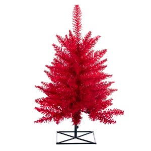 Vickerman Red Fir Artificial Christmas Tree - 1 of 3