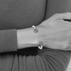 Black Bow Jewelry Stainless Steel Twisted Antiqued Crown Cuff Bracelet - 3 of 4