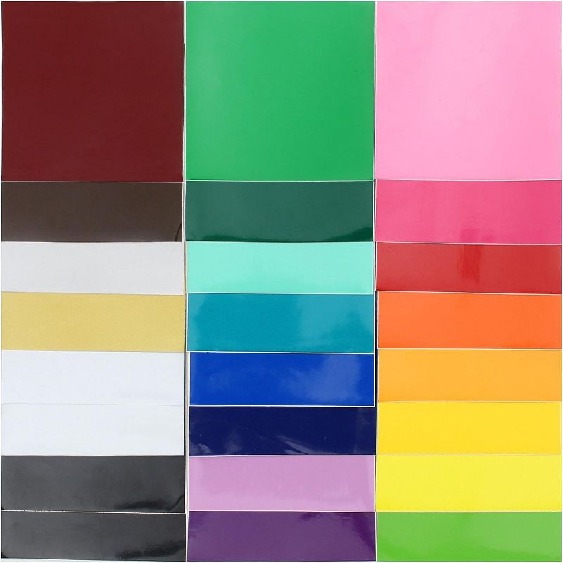 ORACAL 651 Glossy Vinyl - 24 Pack of Top Colors - 12" x 12" Sheets, 2 of 4
