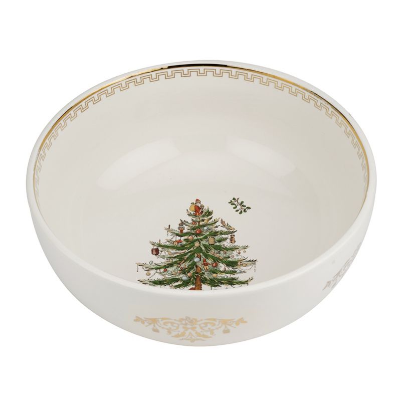 Spode Christmas Tree Gold 10 Inch Salad Bowl - 10 Inch, 1 of 5