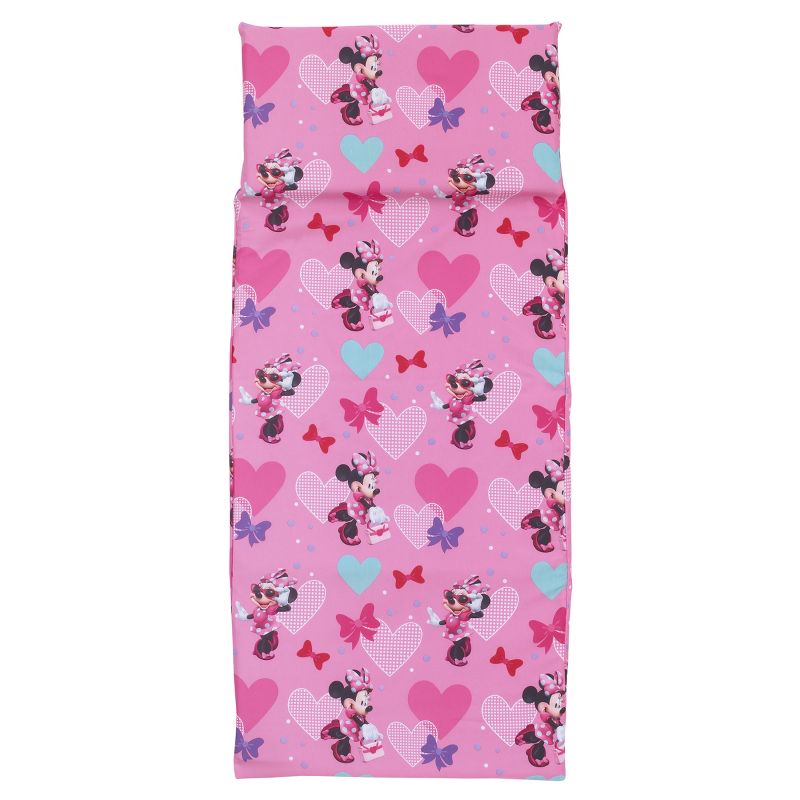 Disney Minnie Mouse Preschool Nap Pad Sheet in Pink, 1 of 4