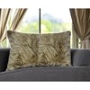 HomeRoots Taupe Natural Sheepskin Lumbar Pillow - 2 of 4
