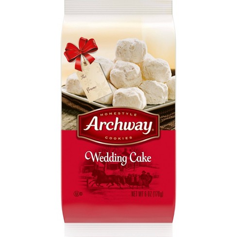 Archway Specialties Wedding Cake Cookies 6oz Target