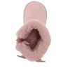 bebe Toddler Girls' Winter Boots - Snow Boots with Faux Fur Cuff, Butterfly Detail, and Cozy Shoes for Little Kid - 4 of 4