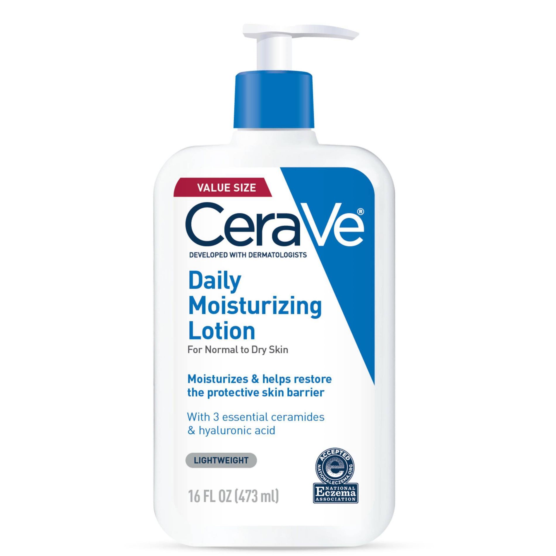 CeraVe Daily Moisturizing Face and Body Lotion for Normal to Dry Skin
