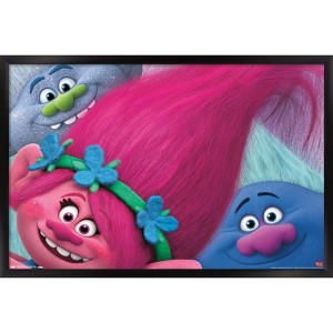 Trends International Trolls - Hair Framed Wall Poster Prints - 1 of 4