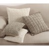 Brisbane Smocked Design Throw Pillow Natural - Saro Lifestyle - 3 of 3