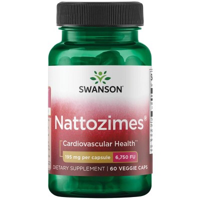 Swanson Nattozimes 195 mg 60 Veggie Capsules.