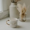 Sweet Water Decor Best Mom Ever White and Gold Honeycomb Tile Coffee Mug - 17oz - 2 of 4