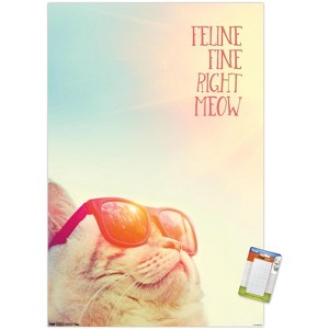 Trends International Feline Fine Right Meow Unframed Wall Poster Prints - 1 of 4