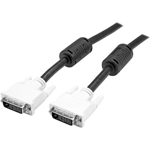 Startech Com 6 Ft Dvi D Dual Link Cable M M 6 Ft 1 X Dvi D Male 1 X Dvi D Male Video Black Target