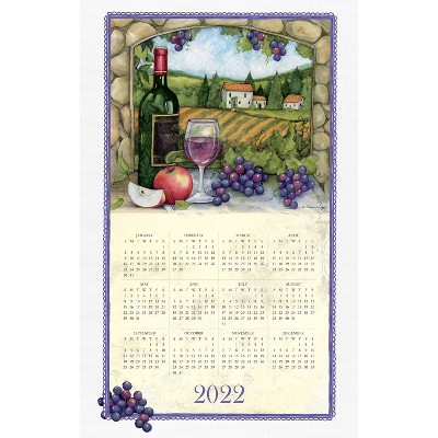 2022 Calendar Towel Wine Country - Willow Creek Press