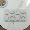 Unique Bargains Candy Moulds 10-Cavity Fashion Accessory Candy Mould Hand Wash Gray 8.23"x4.69"x0.59" 1 Pc - 2 of 4