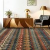 COZONY Vintage Geometric Area Rug Runner, Low Pile Washable Carpet Mat with Non Slip Backing - 4 of 4