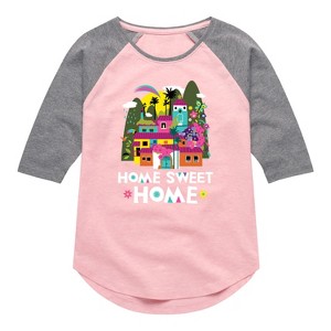 Girls' - Encanto -  Shirt Tail Raglan Graphic T-shirt - 1 of 4