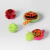 Halloween Multipack Retro Pumpkins and Balls Plush Cat Toy Set - 4pc - Hyde and EEK! Boutique™ - 3 of 3