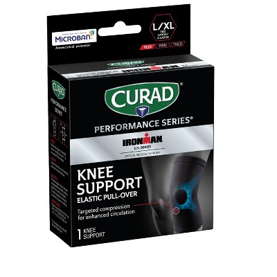 Curad Performance Series IRONMAN Elastic Knee Support, LG/XL