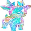 Joyfy "15" Prismatic Reindeer Light - 150 LED Cool White Iridescent Decor for Holiday & Christmas Eve - 2 of 4