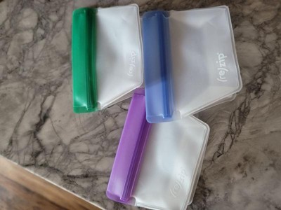 re)zip Reusable Leak-proof Flat Sandwich Lunch Bag - 2pk (colors May Vary)  : Target