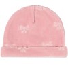 MiniMoi 3 Piece Baby Girls "Velvet Bow" Cotton Rich Velour Footie Set Pink 3 Months - 3 of 4