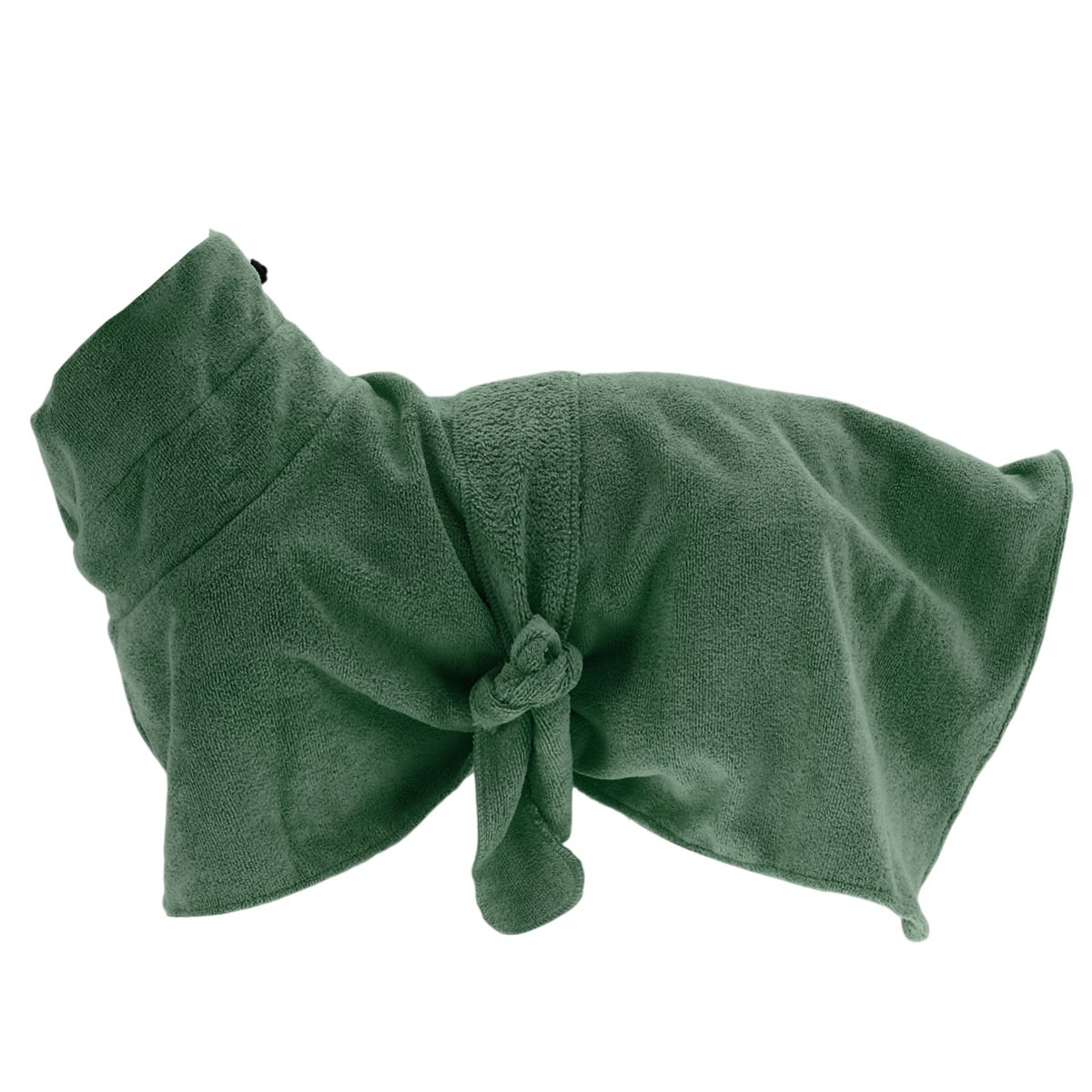 Unique Bargains Drawstring Dog Bathrobe Soft Fast-Drying Dog Towel Large Green