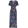 Women's Printed Side Slit Maxi Dress - LASCANA - 2 of 4