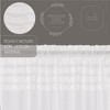 White Ruffled Sheer Petticoat Door Panel 72x40  VHC Brands - 4 of 4