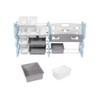 Dexmalle Kids Toy Storage Organizer with 12 Toy Bins and Bookshelf,Blue - 3 of 4