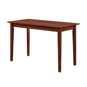 Writing Desk Shaker Style Walnut - AFI: Solid Hardwood, Laptop-Friendly, No Storage, Scratch-Resistant - 1 of 4