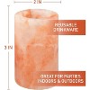 D'Eco Himalayan Salt Shot Glasses (12 Pack) Hand-Carved 3" All-Natural Salt Tequila Shooters- Light Salt flavor to Any Drink- Great Gift - 3 of 4