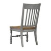 Set of 2 Weston Dining Chairs Gray - Treasure Trove Accents: Hardwood Frame, No Assembly, Spot Clean - 3 of 4