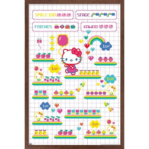 Trends International Hello Kitty And Friends - Kawaii Milk Unframed Wall  Poster Print White Mounts Bundle 14.725 X 22.375 : Target
