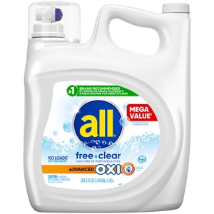 All Advanced Oxi Free Clear Liquid Laundry Detergent - 1 of 4