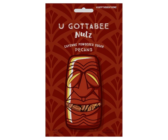U Gottabee Nutz Vegan Powdered Sugar & Cayenne Pecans - 4oz