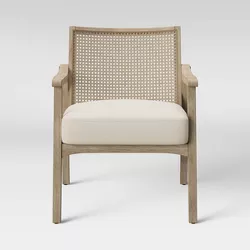Chelmsford Cane Lounge Chair Natural - Threshold™
