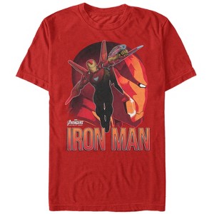 Men's Marvel Avengers: Infinity War Iron Man View T-Shirt - 1 of 4
