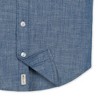 Hope & Henry Boys'  Short Sleeve Chambray Button Down Shirt, Infant - 3 of 4