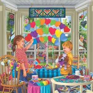 Toynk Hearts of Hope Family Craft Puzzle For Adults And Kids | 500 Piece Jigsaw Puzzle - 1 of 4