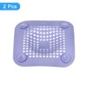 Unique Bargains Convex Anti-Slip Bathroom with Suction Cups Drain Protector - 3 of 4