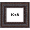 PosterPalooza | Photo Size 3.5" Wide Ornate Brown Frame - UV Acrylic, Foam Board Backing, Hanging Hardware - 2 of 4