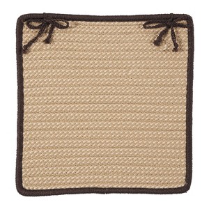 Colonial Mills Boat House - Brown Chair Pad, Set of 4 - 1 of 1