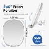 COSMIRROR Fogless Shower Mirror for Shaving with 2 Razor Holders,No-Drilling,360° Rotation, Shatterproof & Waterproof - 2 of 4