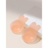 INSPIRE CHIC Women's Lift Up Nipple Covers Strapless Invisible Backless Silicone Sticky Reusable Adhesive Bras - 2 of 4