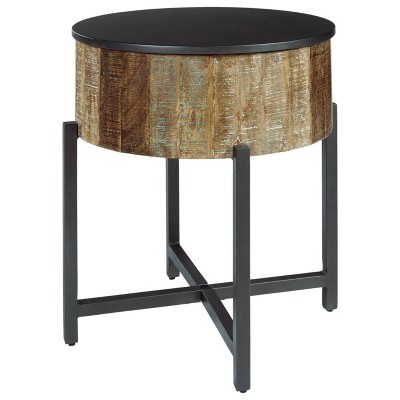 Nashbryn End Table Gray/Brown - Signature Design by Ashley